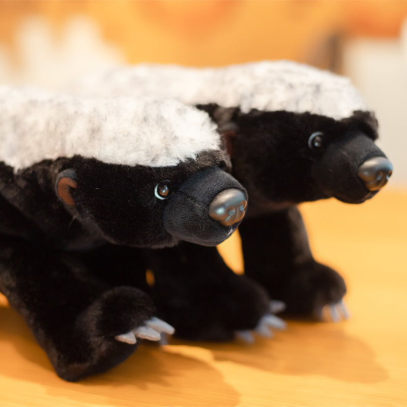 Honey Badger Plushie-Enchanted peach