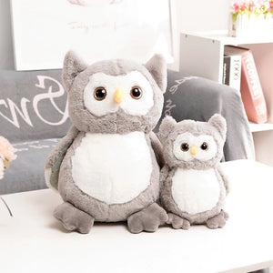 Hooting Owl Plushies-Enchanted peach