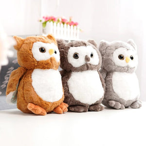 Hooting Owl Plushies-Enchanted peach