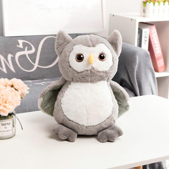 Hooting Owl Plushies-Enchanted peach