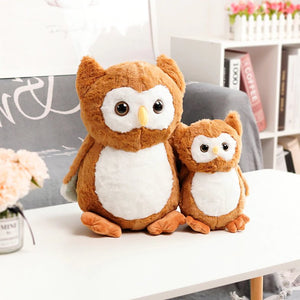 Hooting Owl Plushies-Enchanted peach