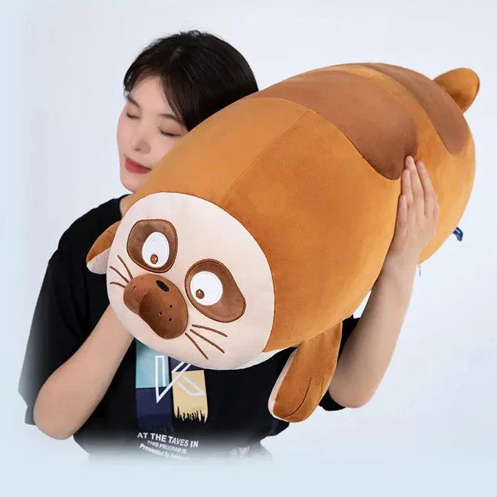 Huge Sleeping Buddies Seal Plushies-Enchanted peach