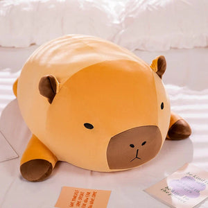 Huge Snuggly Capybara Plushie-Enchanted peach