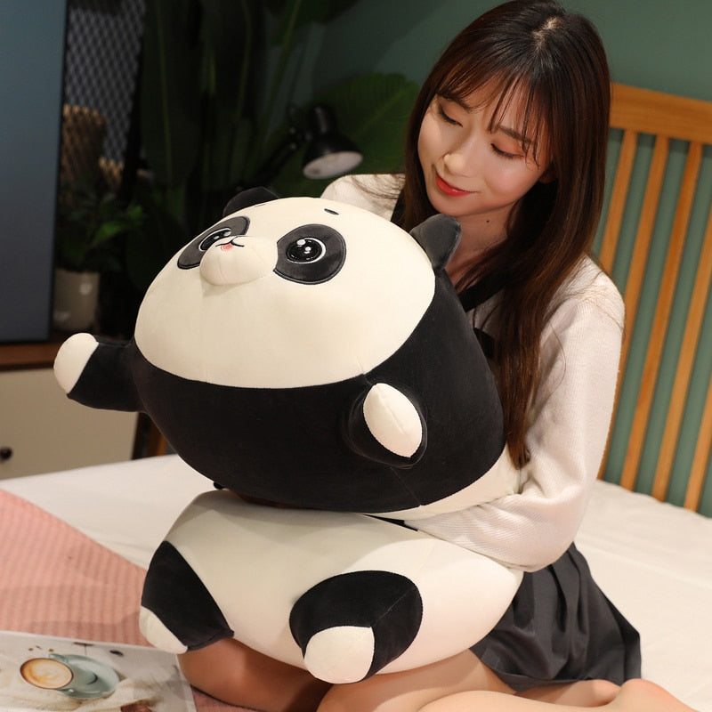 Huge Snuggly Panda Bear Plushie-Enchanted peach