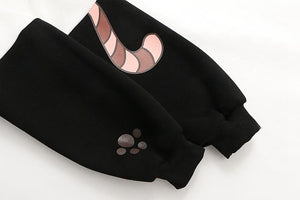 Japanese Anime Cat Hoodie-Enchanted peach