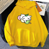 Japanese Dango Luckie the Dog Unisex Hoodie-Enchanted peach