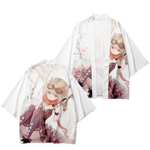 Japanese Fashion Cute Anime Girl Kimono-Enchanted peach