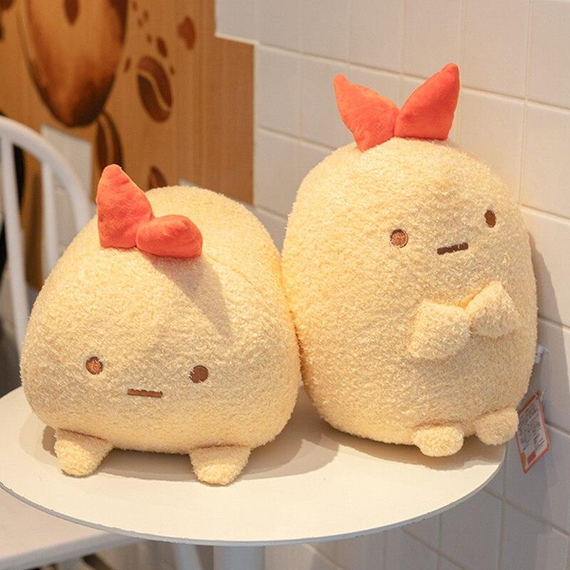 Japanese Fried Shrimp Plushie-Enchanted peach