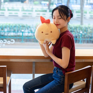 Japanese Fried Shrimp Plushie-Enchanted peach