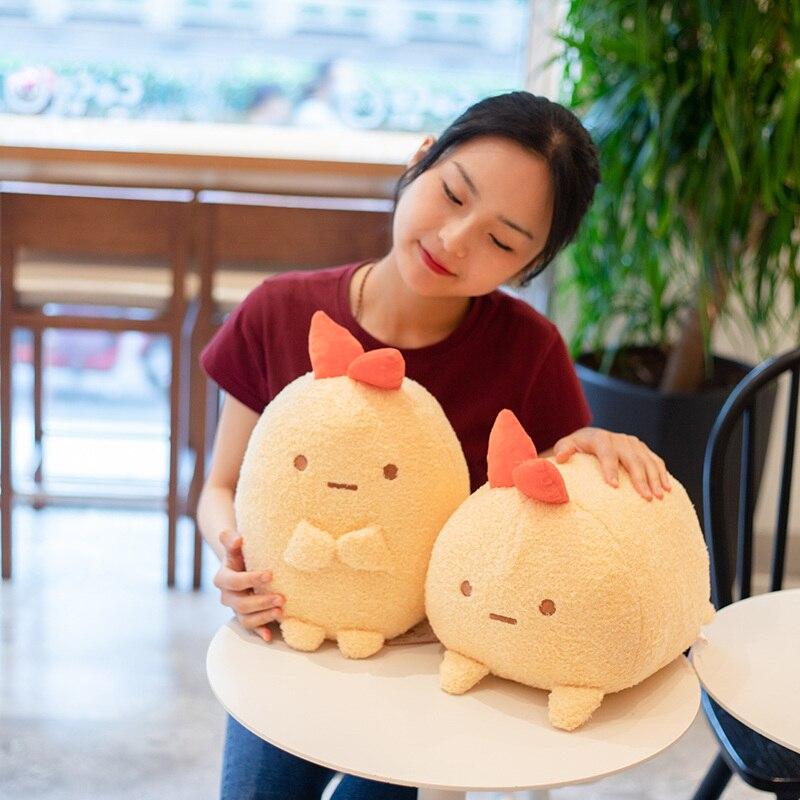 Japanese Fried Shrimp Plushie-Enchanted peach