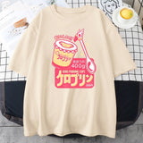 Japanese Kero Caramel Pudding Tee-Enchanted peach