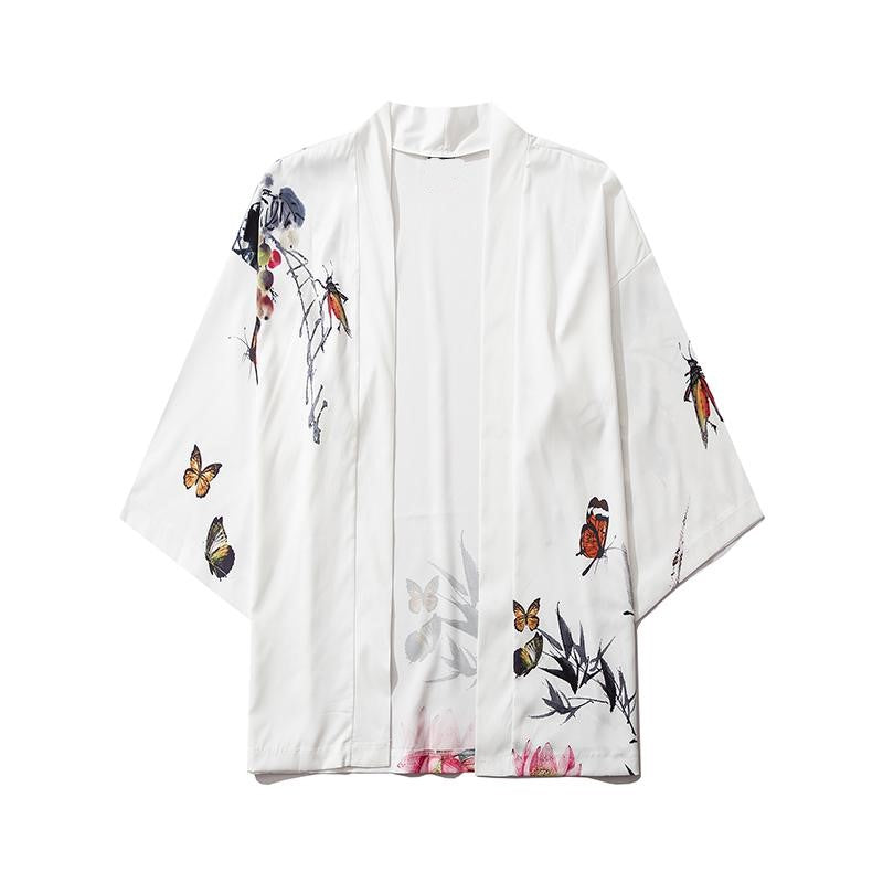 Japanese Sakura Cherry Blossom Kimono-Enchanted peach