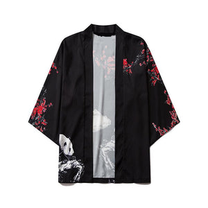 Japanese Sakura Cherry Blossom Kimono-Enchanted peach