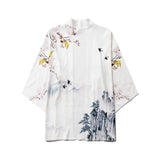 Japanese Sakura Cherry Blossom Kimono-Enchanted peach