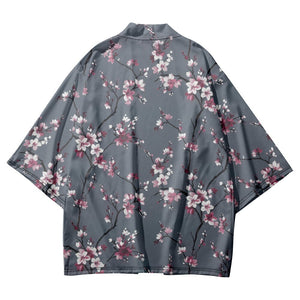 Japanese Spring Sakura Cherry Blossom Kimono-Enchanted peach