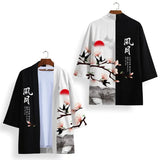 Japanese-themed Sakura Cherry Blossom Unisex Kimonos-Enchanted peach