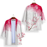 Japanese-themed Sakura Cherry Blossom Unisex Kimonos-Enchanted peach