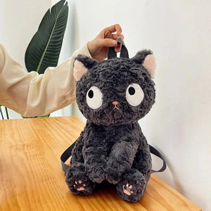 Jiji the Cat Plush Backpack-Enchanted peach