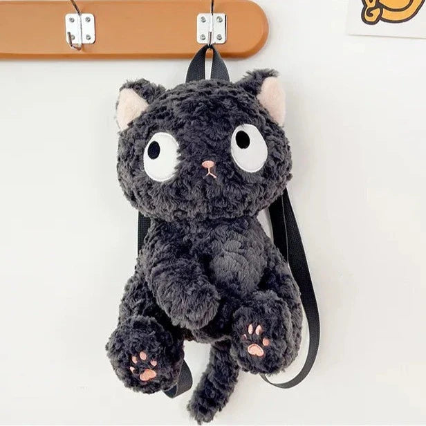 Jiji the Cat Plush Backpack-Enchanted peach