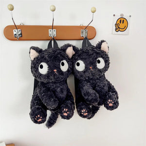 Jiji the Cat Plush Backpack-Enchanted peach