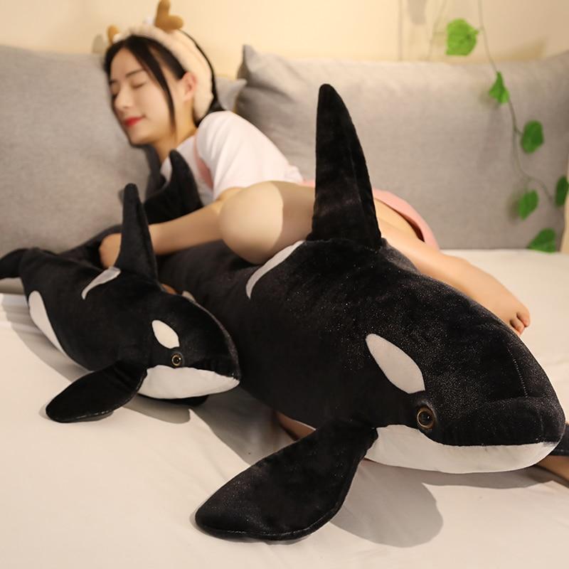 Kalia The Orca Whale Plushie-Enchanted peach