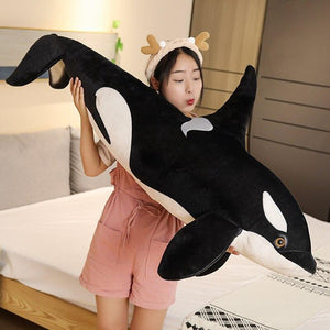 Kalia The Orca Whale Plushie-Enchanted peach