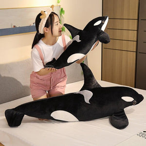 Kalia The Orca Whale Plushie-Enchanted peach