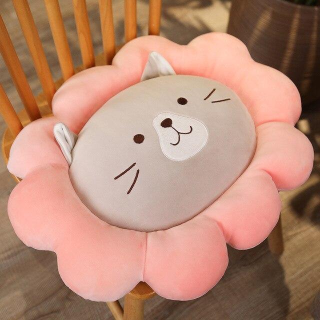 Kawaii Adorable Animal Cushions-Enchanted peach