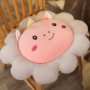 Kawaii Adorable Animal Cushions-Enchanted peach