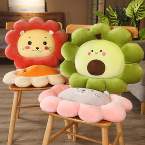 Kawaii Adorable Animal Cushions-Enchanted peach