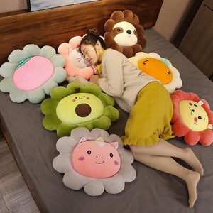 Kawaii Adorable Animal Cushions-Enchanted peach