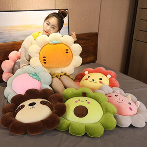 Kawaii Adorable Animal Cushions-Enchanted peach