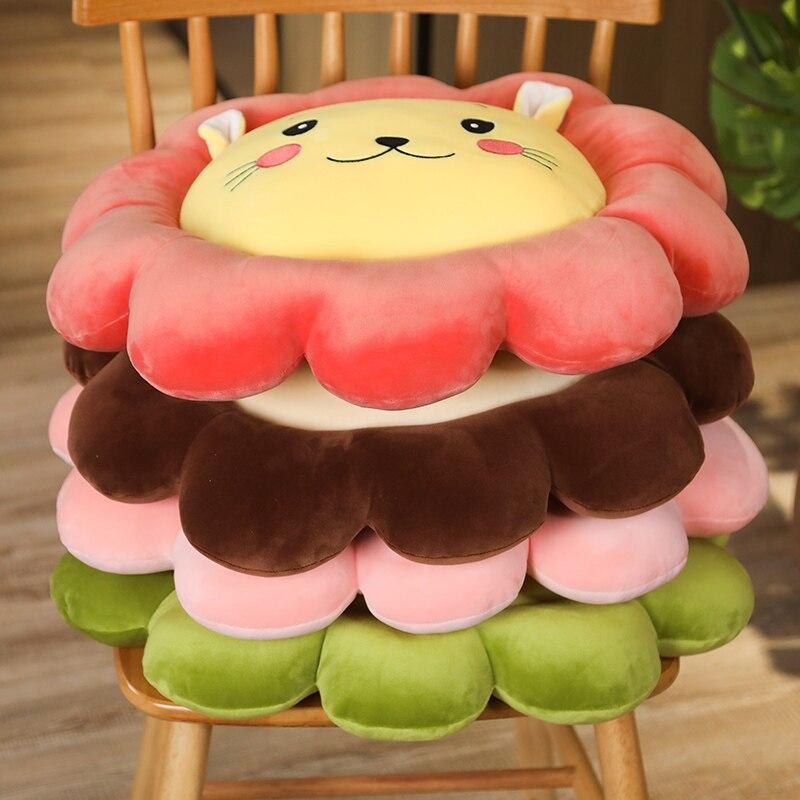 Kawaii Adorable Animal Cushions-Enchanted peach