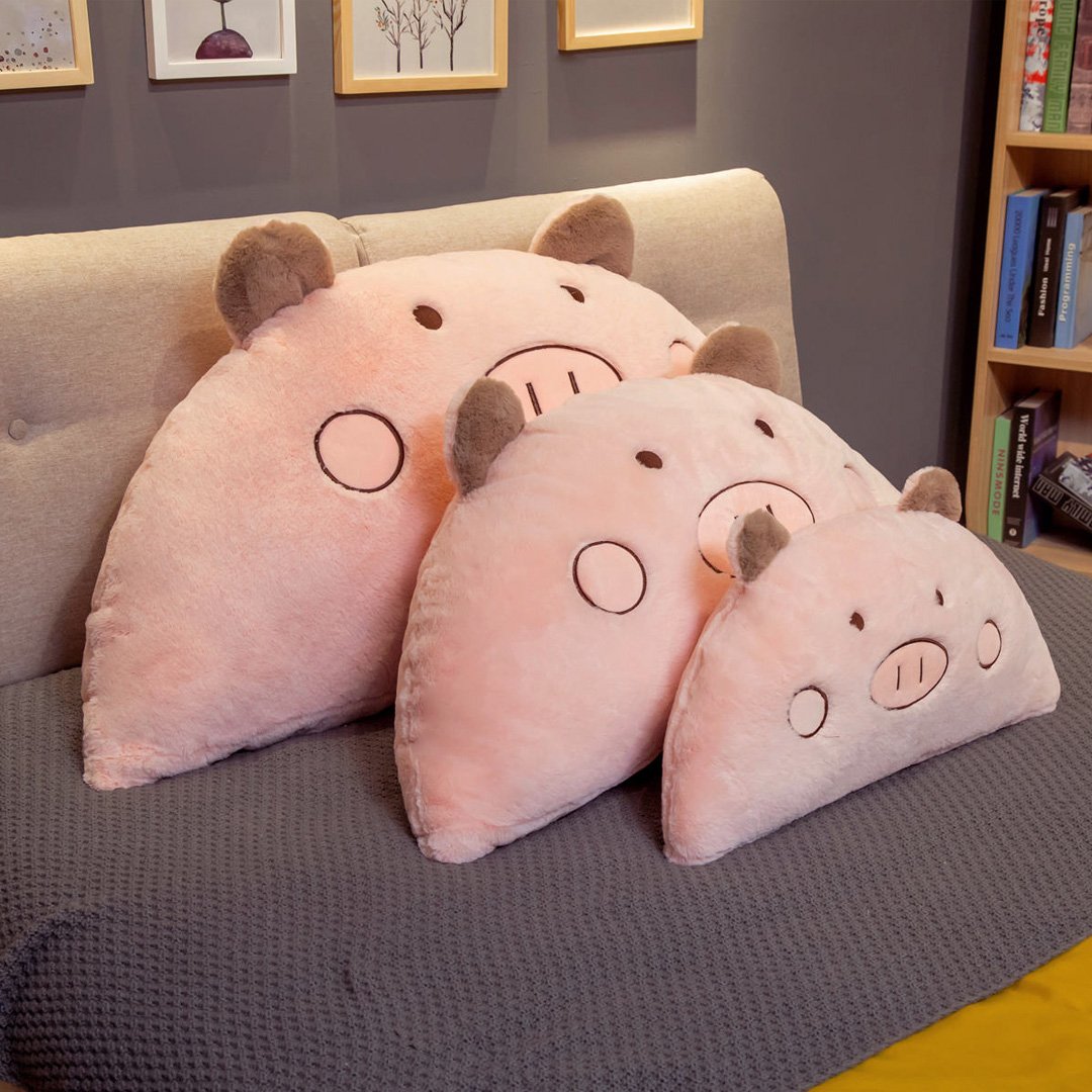 Kawaii Animal Dumpling Pillows-Enchanted peach