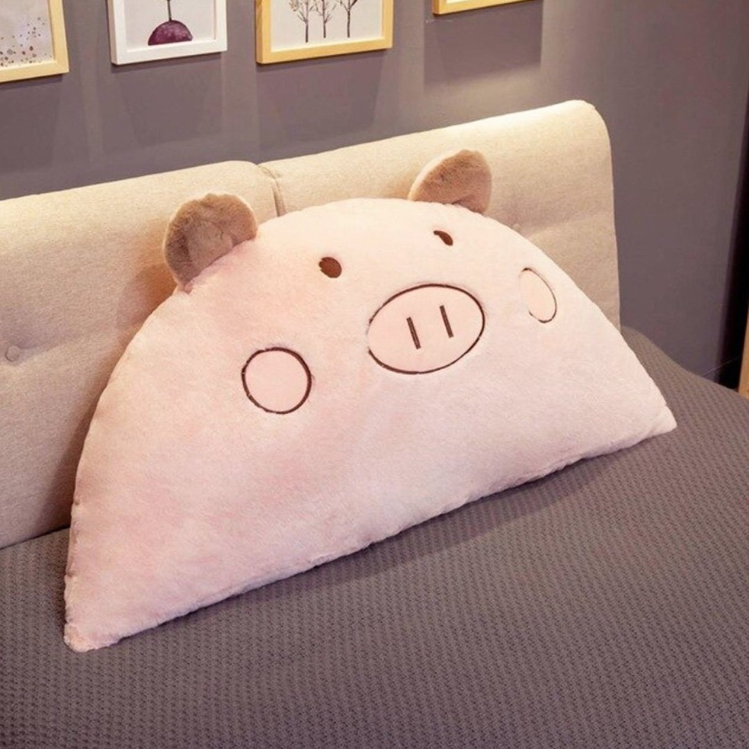 Kawaii Animal Dumpling Pillows-Enchanted peach