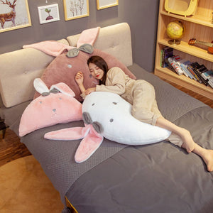 Kawaii Animal Dumpling Pillows-Enchanted peach