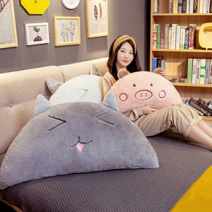 Kawaii Animal Dumpling Pillows-Enchanted peach