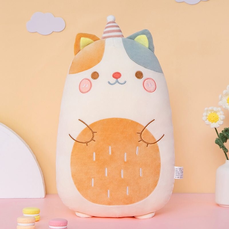 Kawaii Animal Pancake Plushies Collection 2023-Enchanted peach