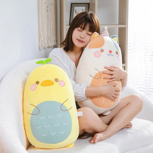 Kawaii Animal Pancake Plushies Collection 2023-Enchanted peach