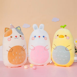 Kawaii Animal Pancake Plushies Collection 2023-Enchanted peach