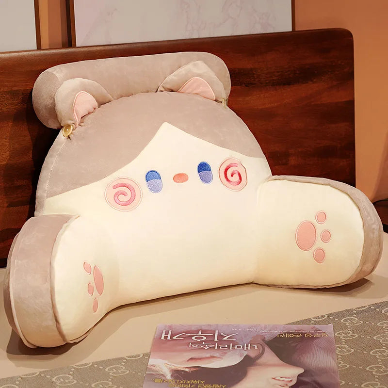 Kawaii Animals Resting Cushion Pillow-Enchanted peach