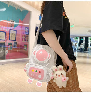 Kawaii Astronaut Bag-Enchanted peach