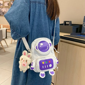 Kawaii Astronaut Bag-Enchanted peach