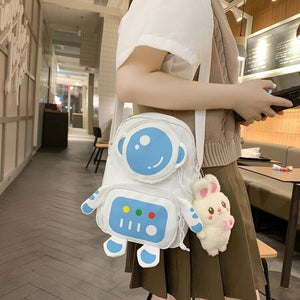 Kawaii Astronaut Bag-Enchanted peach