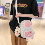 Kawaii Astronaut Bag-Enchanted peach