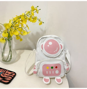 Kawaii Astronaut Bag-Enchanted peach