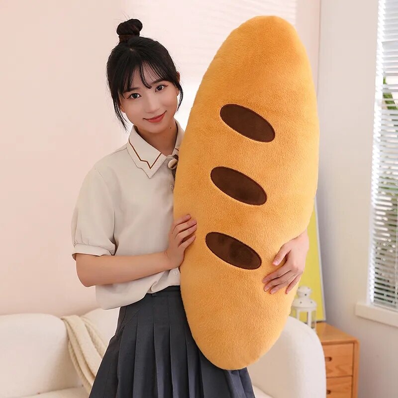 Kawaii Baguette Plushie-Enchanted peach