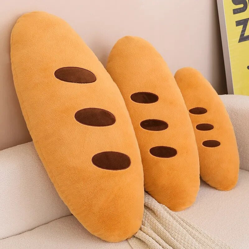 Kawaii Baguette Plushie-Enchanted peach