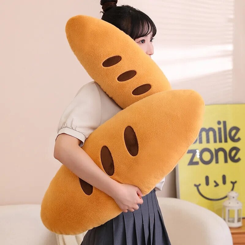 Kawaii Baguette Plushie-Enchanted peach