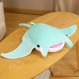 Kawaii Blue Mobula Devil Sting Ray Plushies-Enchanted peach